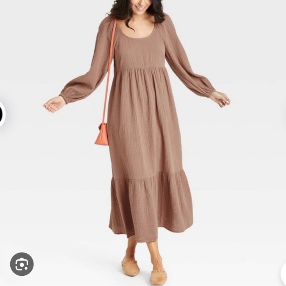 Universal Thread balloon sleeve maxi dress